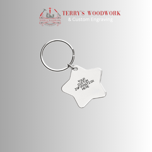Customize Name Engrave Key Chain (Single)